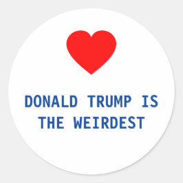 REDONDA DONALD TRUMP ES EL PEGATINA MÁS RICO