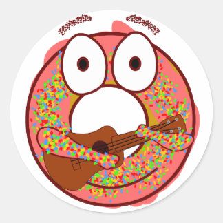 Redonda Donut Pegatina