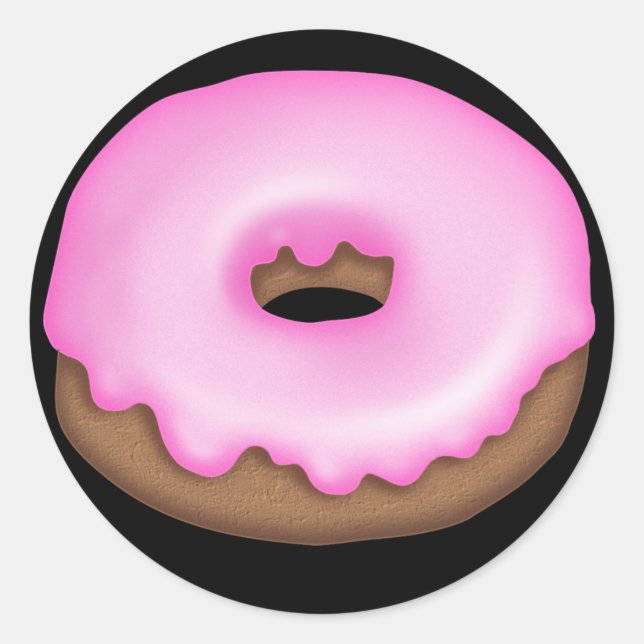 Redonda Donut Pegatina - SRF (Anverso)