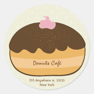 Redonda Donuts Cafe Pegatina