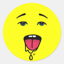 Redonda Drooly Pegatina