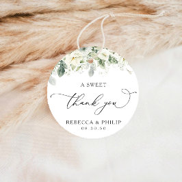 Redonda Dusty Sage Green Boda Pegatina redondo clásico