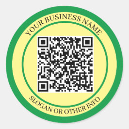 Redonda EcoBoost Business: Pegatina de código QR