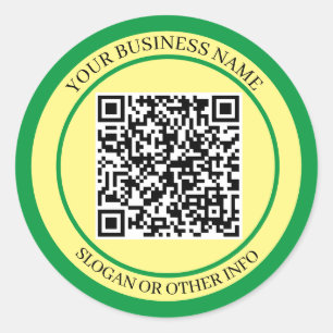 Redonda EcoBoost Business: Pegatina de código QR