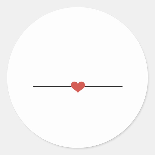 Redonda El blanco simple hace su propio Pegatina redondo c (Anverso)