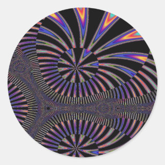 Redonda El gran Pegatina final de fuegos artificiales