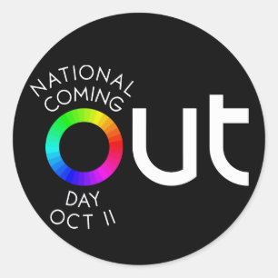 Redonda El gran Pegatina negro redondo