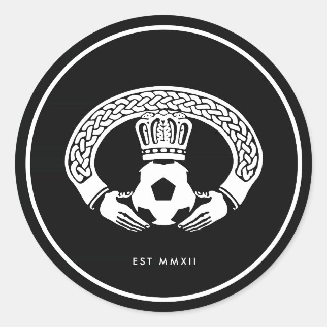 Redonda El Pegatina de 3" (Anverso)