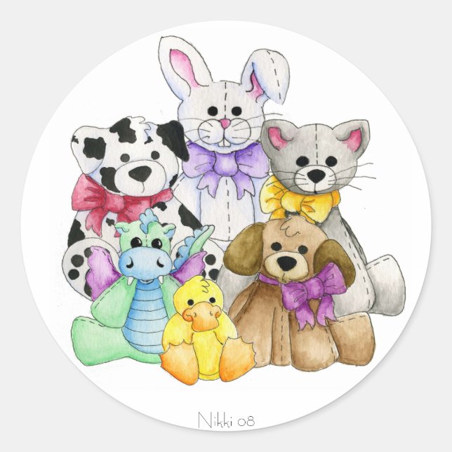 Redonda El Pegatina de alineación (Anverso)