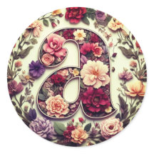 El Pegatina de la letra a sobre