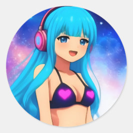 Redonda El Pegatina de la ronda de Stellargroove Mizaki #0