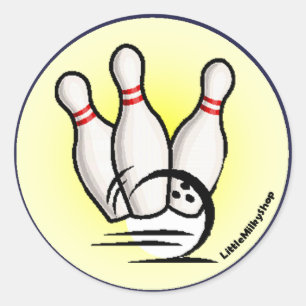 Redonda El Pegatina de los bolos en huelga