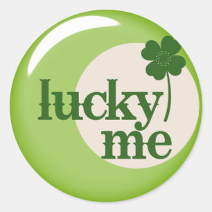 Redonda El Pegatina de Lucky Me St Paddy