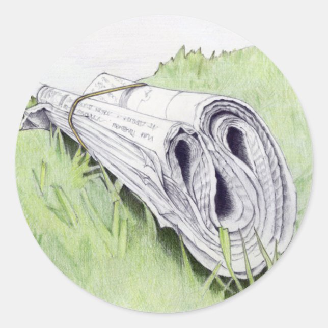 Redonda El Pegatina de noticias (Anverso)