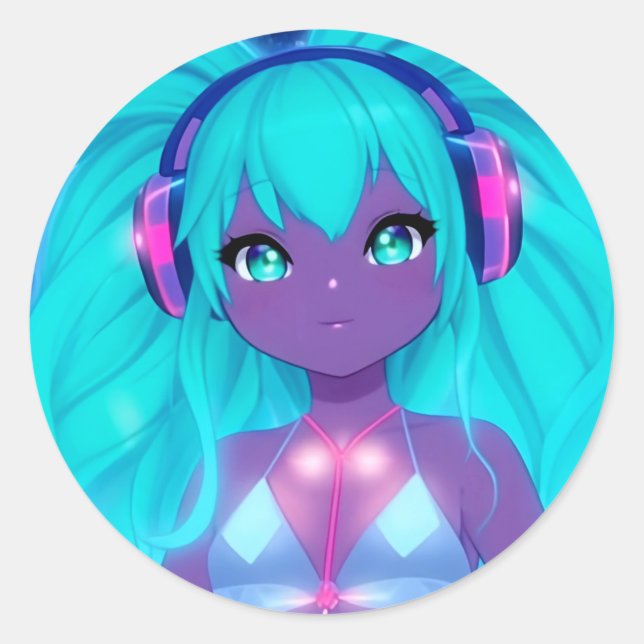 Redonda El Pegatina de Stellargroove Godess #01 (Anverso)