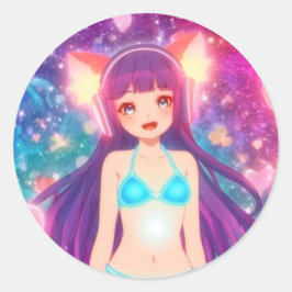 Redonda El Pegatina de Stellargroove Izumi #01