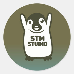 REDONDA EL PEGATINA DE STM - TIERRA