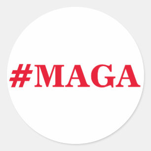 Redonda El pegatina del #MAGA, hace América grande otra