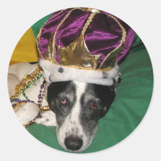 Redonda El Pegatina del Mardi Gras de Río