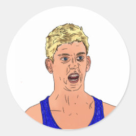 Redonda El Pegatina Eldon del paso siguiente