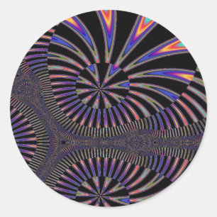 Redonda El pegatina magnífico de los fuegos artificiales