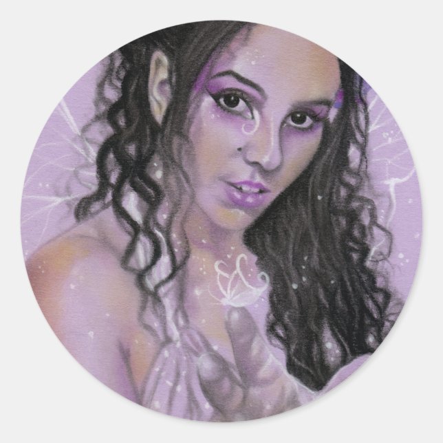 Redonda El Pegatina táctil de Fairy (Anverso)