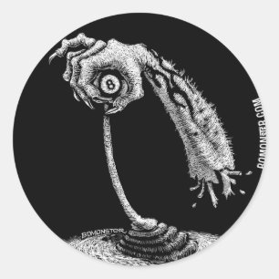 Redonda El puñado O adapta al pegatina