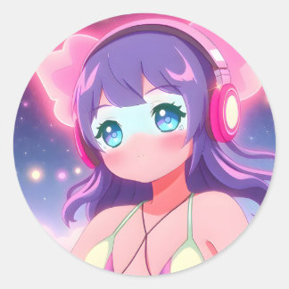 Redonda El Stellargroove Ayumi Round Pegatina #01