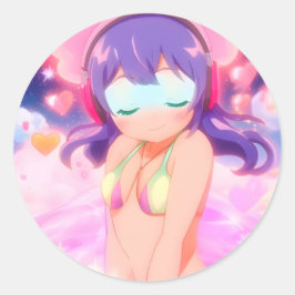 Redonda El Stellargroove Ayumi Round Pegatina #02