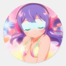 El Stellargroove Ayumi Round Pegatina #04