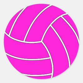 Redonda Elegir cualquier Pegatina de voleibol Personalizad