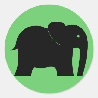 Redonda Elephant Pegatina