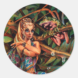 Redonda Elf Princess Pegatina