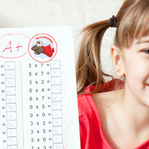 Redonda ¡Eres increíble! Pegatina Super Eagle