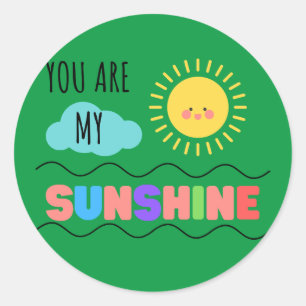 Redonda Eres Mi Pegatina Sunshine