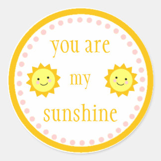 Redonda Eres Mi Pegatina Sunshine