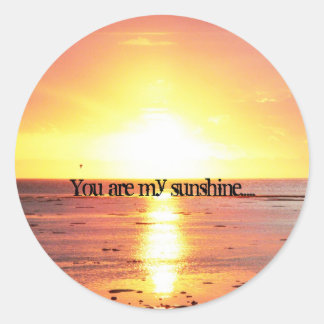 Redonda Eres mi sol... Pegatina