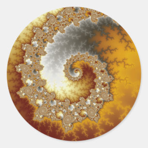 Redonda Escape - Pegatina fractal