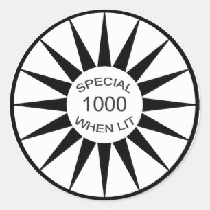 Redonda Especial Pinball cuando Pegatina de luz