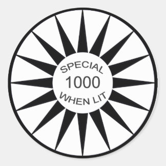 Redonda Especial Pinball cuando Pegatina de luz