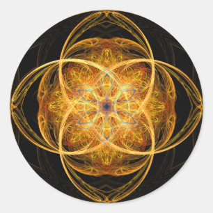 Redonda Esperanza - Pegatina fractal