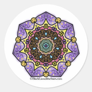 Redonda Etoile Mandala Pegatina