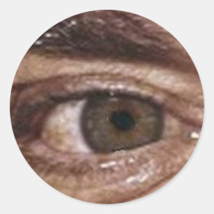 Redonda EYE VEA USTED - Pegatina DE EYEBALL SOBRIO