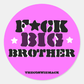 Redonda F*ck Gran Hermano Pegatina