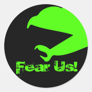 Redonda Falcon Pegatina Black