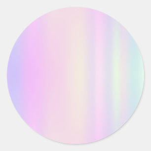 Redonda Faux Holo Trendy Classic Round Pegatina