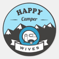 Felices Esposas de Camper - Pegatina de 3 pulgadas