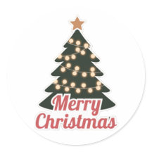 Feliz Pegatina de Navidad: Nuevo modelo festivo