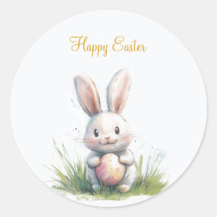 Redonda Feliz Pegatina de Pascua