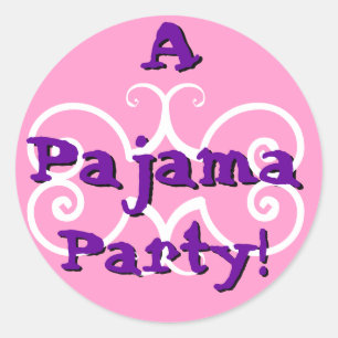 Redonda FIESTA - Fiesta Pajama con Pegatina de Círculos Fe
